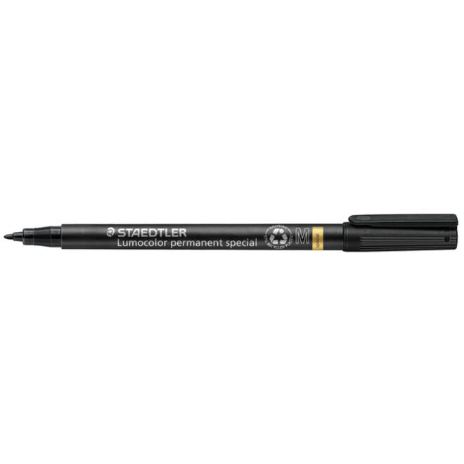 Viltstift Staedtler Lumocolor 319 special permanent M zwart