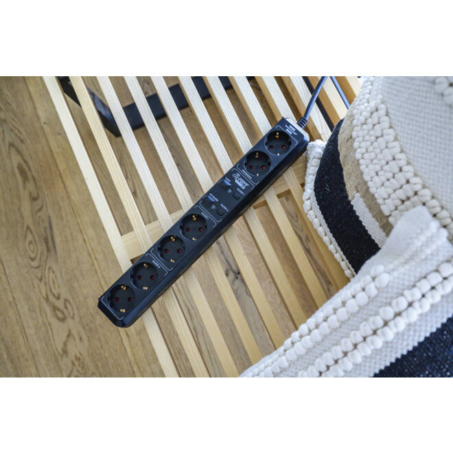 Stekkerdoos Brennenstuhl wifi Connect 2+4-voudig 1.5 meter zwart