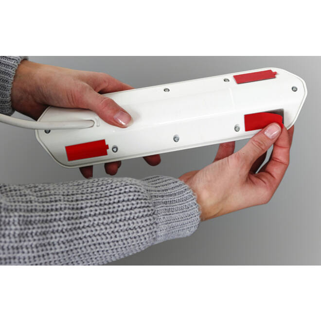 Stekkerdoos Brennenstuhl bureau Estilo 6 voudig inclusief 2 USB 200cm wit/zilver