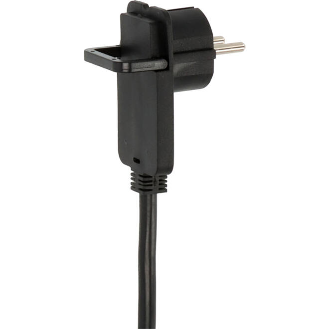 Stekkerdoos Brennenstuhl Comfort Plus 4 voudig inclusief platte stekker 2 meter zwart