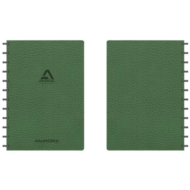 Schrift Adoc Business A4 ruit 5x5mm 144 pagina's 90gr groen
