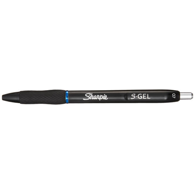 Gelschrijver Sharpie S-gel medium blauw blister à 3 stuks