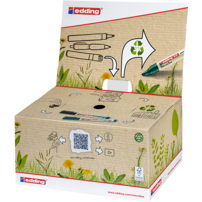 Retourbox edding Benelux
