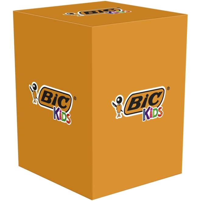 Kleurstiften BicKids couleur medium assorti schoolbox à 144 stuks