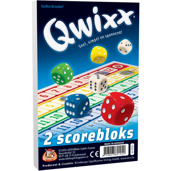 Qwixx scorebloks