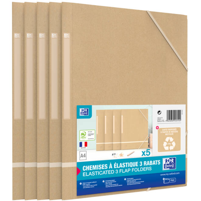 Elastomap Oxford Touareg A4 3-kleps 450gr
