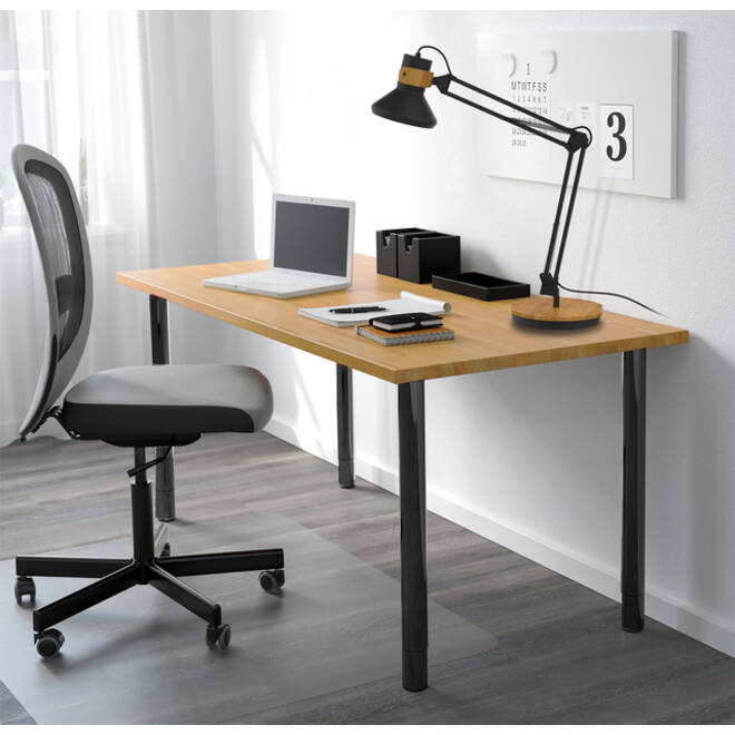 Bureaulamp Unilux Baya led bamboe zwart