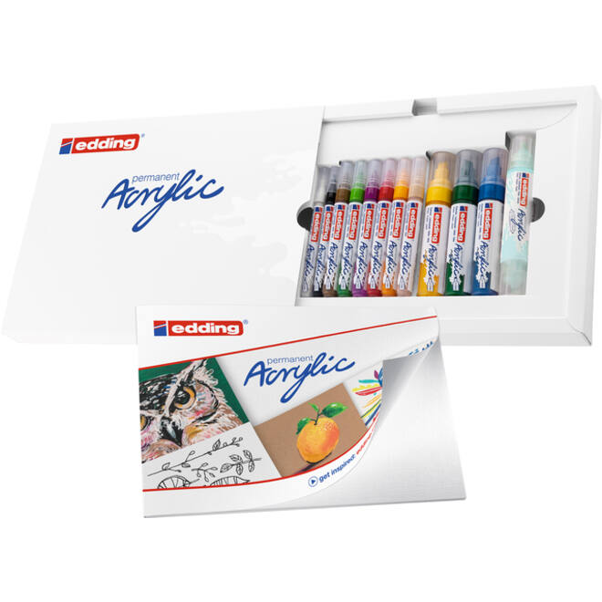 Acrylmarker edding starterskit groot creatief