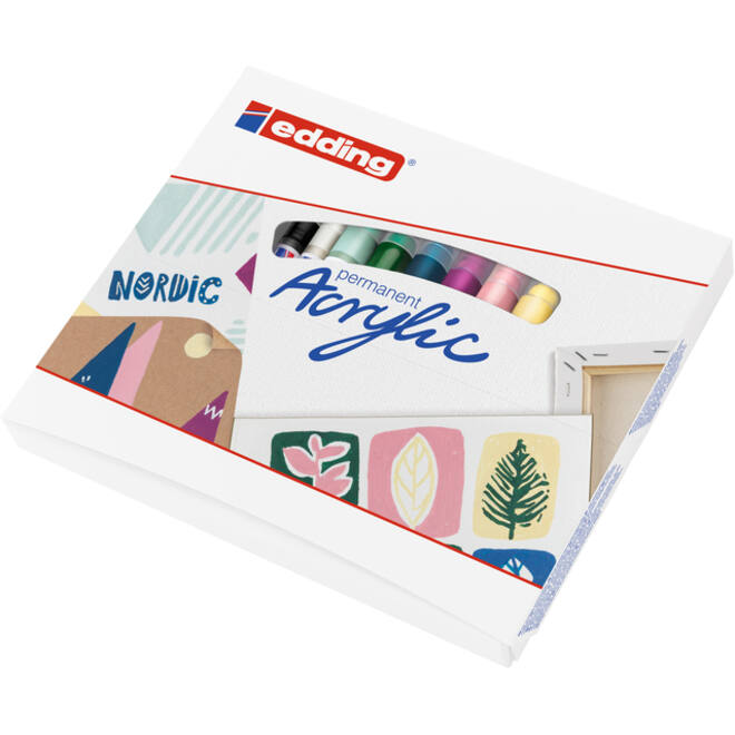 Acrylmarker edding starterskit klein Scandinavisch