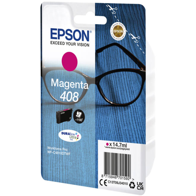 Inktcartridge Epson T09J340 408 rood