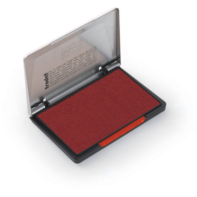 Stempelkussen Trodat 9072M metaal 11x7cm rood