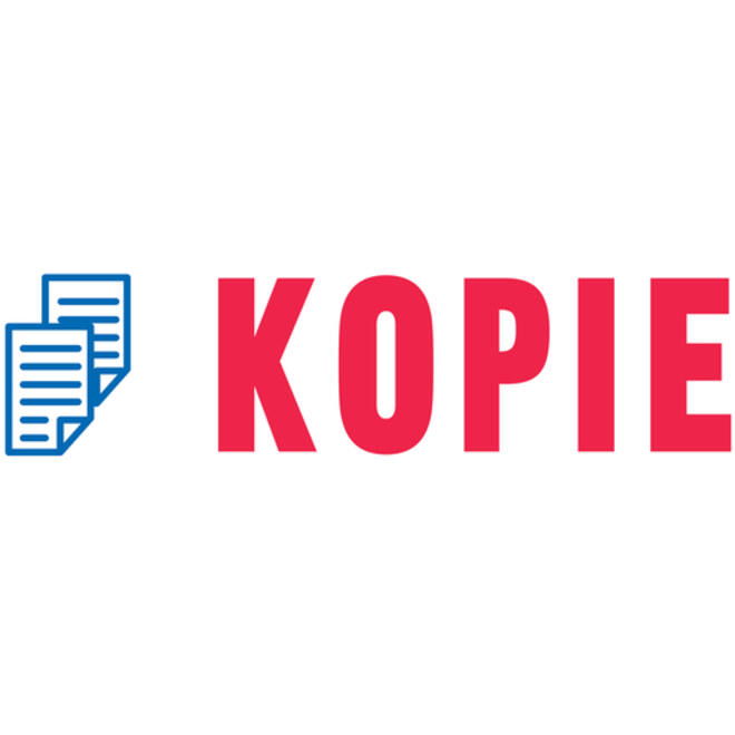 Tekststempel Trodat Printy 4912 kopie blauw rood