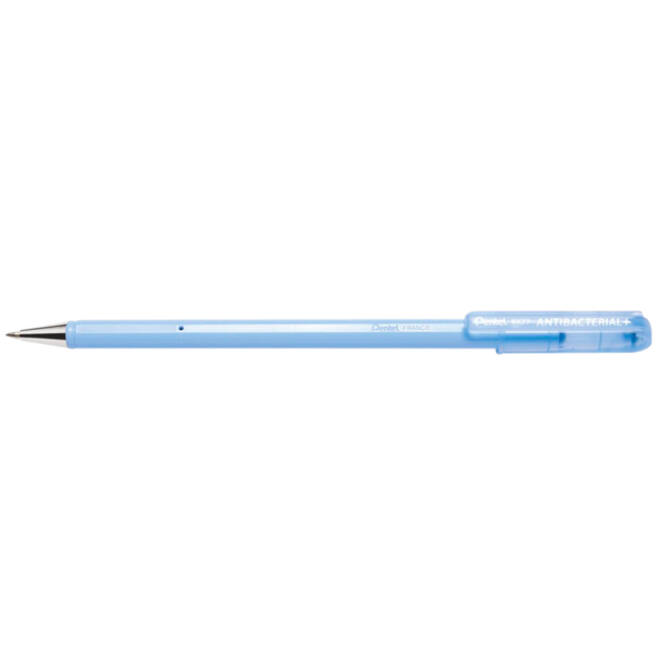 Balpen Pentel BK77AB anti-bacterieel fijn zwart