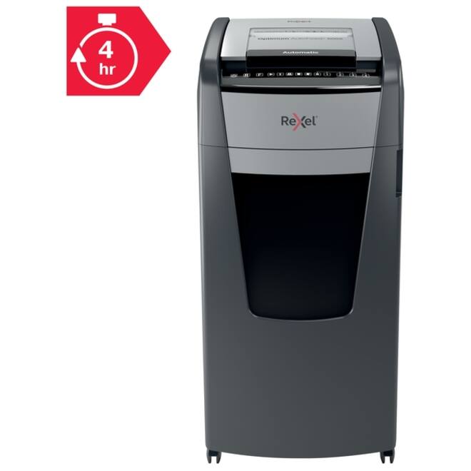 Papiervernietiger Rexel Optimum Auto+ 600X P4 snippers 4x30mm