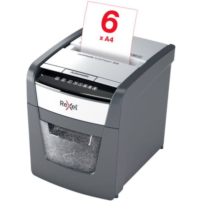 Papiervernietiger Rexel Optimum Auto+ 50X P4 snippers 4x28mm