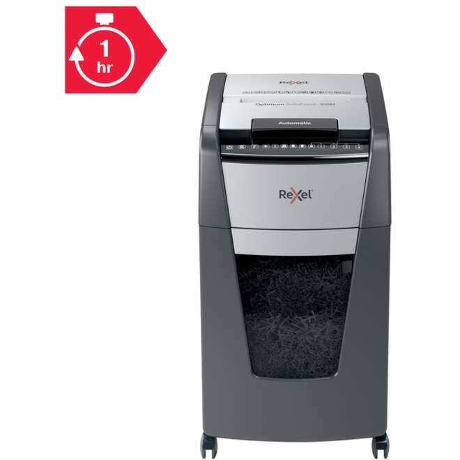 Papiervernietiger Rexel Optimum Auto+ 300M P5 snippers 2x15mm