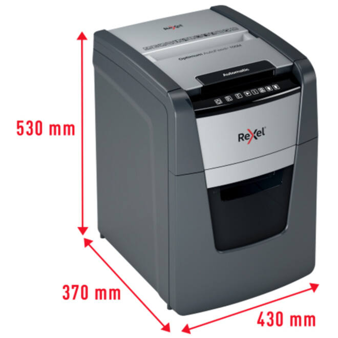 Papiervernietiger Rexel Optimum Auto+ 100M P5 snippers 2x15mm