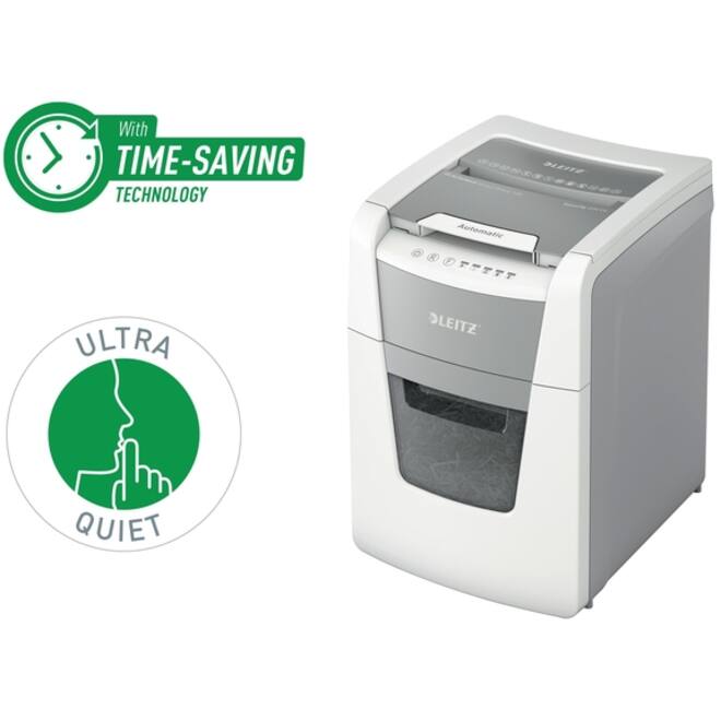Papiervernietiger Leitz IQ Auto+ Small Office 100 P4 snippers 4x28mm