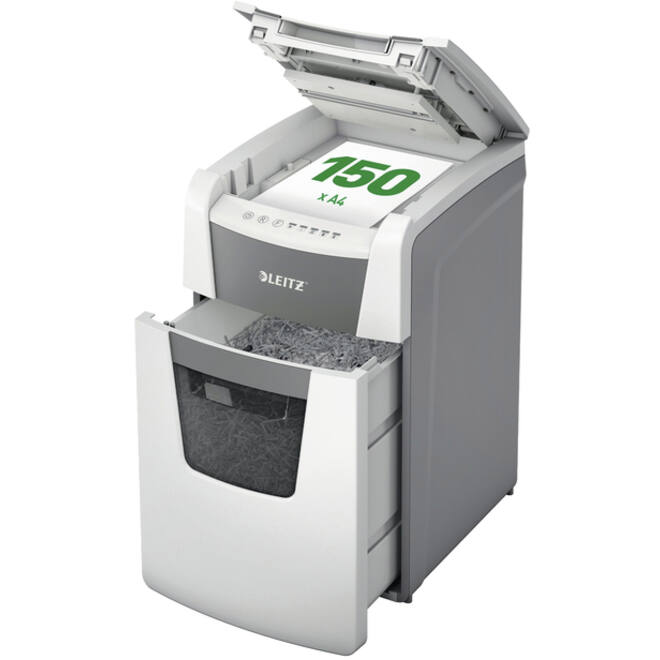 Papiervernietiger Leitz IQ Auto+ Office 150 P4 snippers 4x28mm