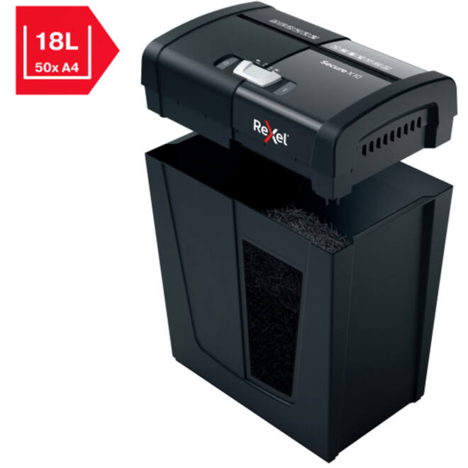 Papiervernietiger Rexel Secure X10 P4 snippers 4x40mm