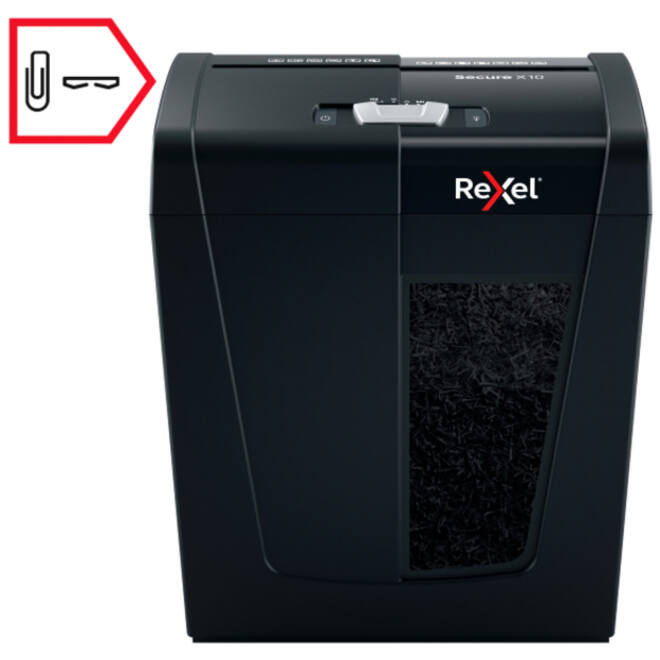 Papiervernietiger Rexel Secure X10 P4 snippers 4x40mm