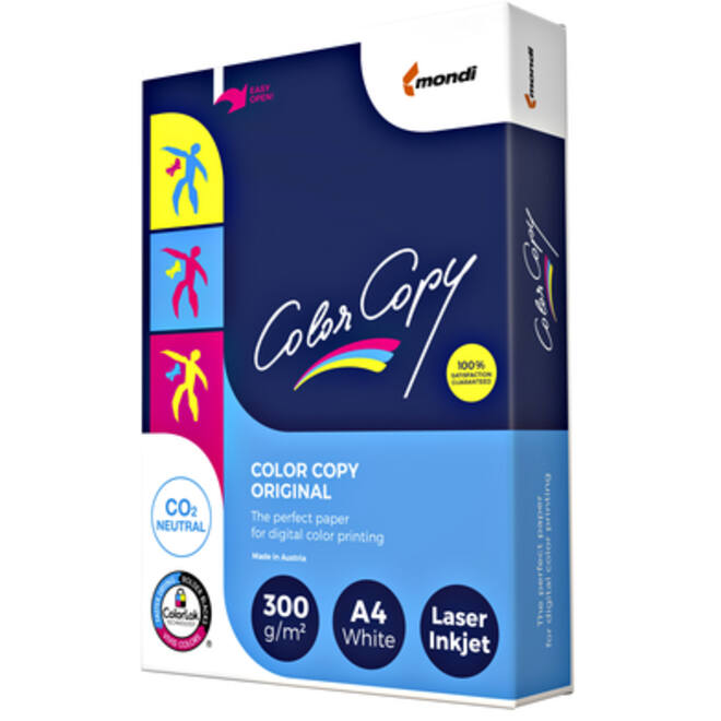 Laserpapier Color Copy A4 300gr wit 125vel