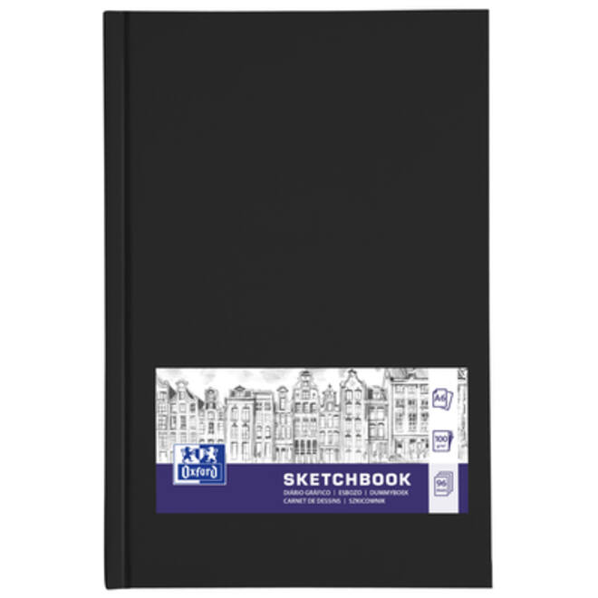 Dummyboek Oxford A6 96 vel 100 gram zwart