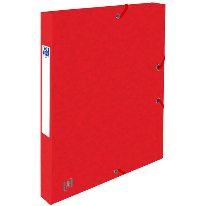 Elastobox Oxford Top File+ A4 25mm rood