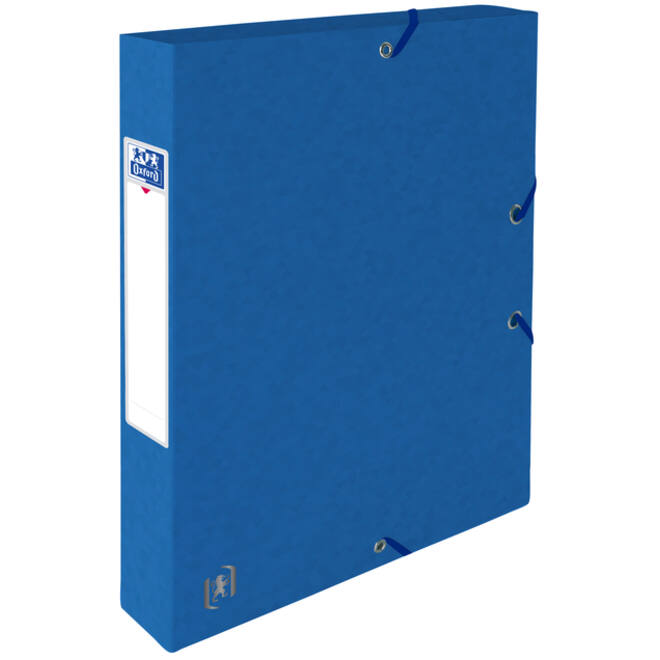 Elastobox Oxford Top File+ A4 40mm blauw