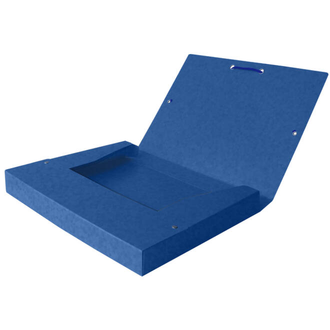 Elastobox Oxford Top File+ A4 40mm blauw