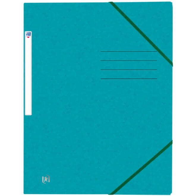 Elastomap Oxford Top File+ A4 aqua