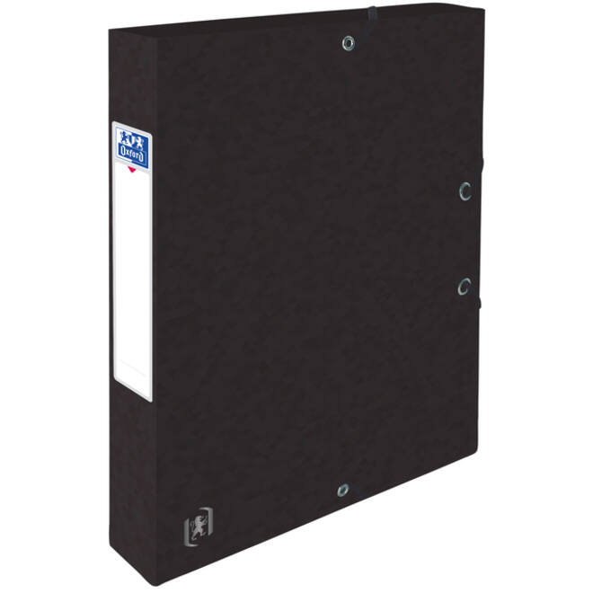 Elastobox Oxford Top File+ A4 40mm zwart