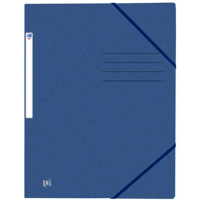 Elastomap Oxford Top File+ A4 donkerblauw