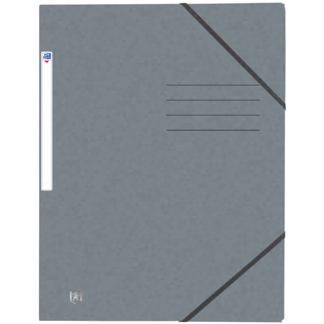 Elastomap Oxford Top File+ A4 grijs