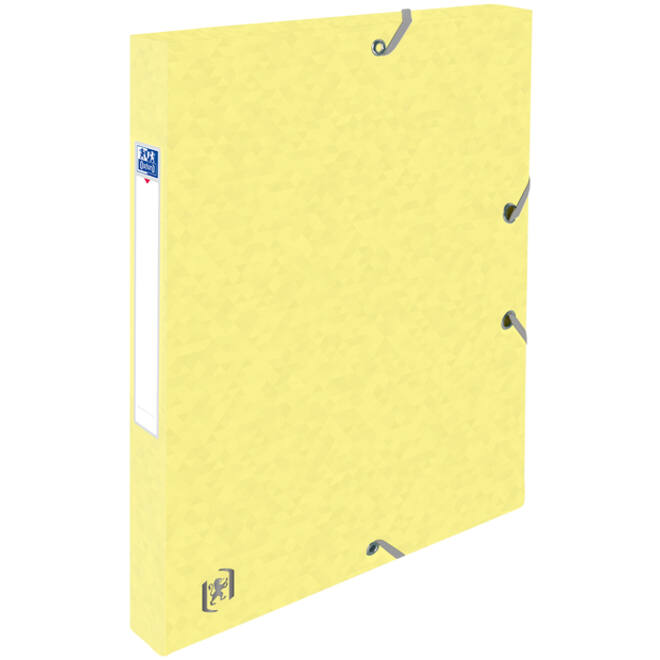 Elastobox Oxford Top File+ A4 25mm pastel assorti