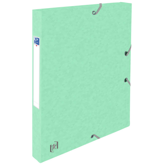 Elastobox Oxford Top File+ A4 25mm pastel assorti
