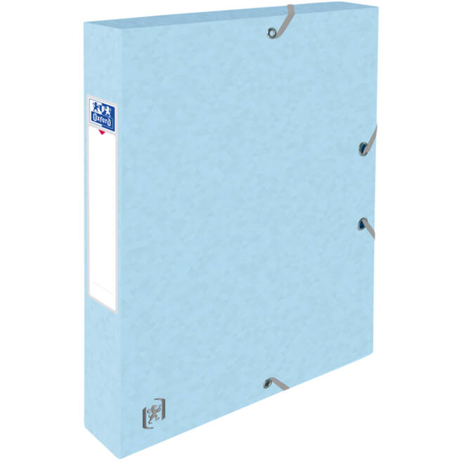 Elastobox Oxford Top File+ A4 40mm pastel assorti