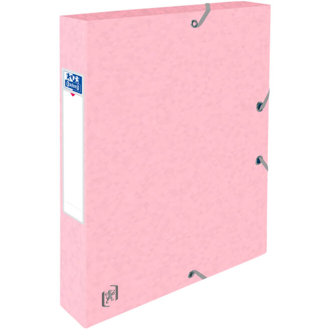 Elastobox Oxford Top File+ A4 40mm pastel assorti