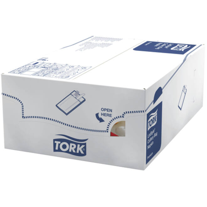 Pochette Tork LinStyle® 1-laags 50st duurzaam rood 509604