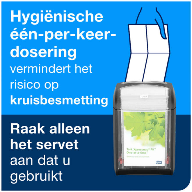 Servetdispenser Tork Xpressnap® tabletop N14 zwart 272900