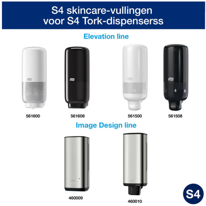 Handzeep Tork S4 foam extra mild allergievriendelijk 1000ml 520701