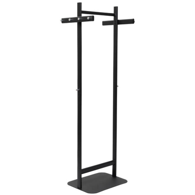Garderoberek MAUL Salsa staand 172x52x40cm 40kg, 8 haken zwart RAL9004