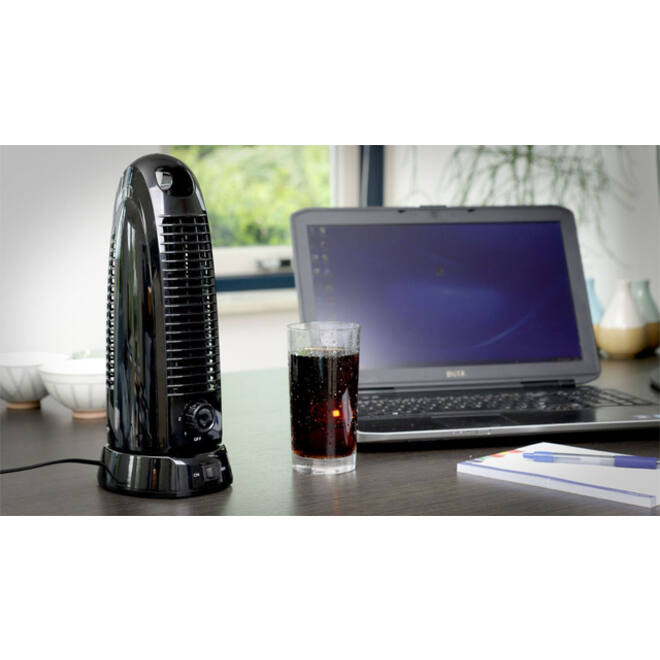 Kolomventilator OPUS 2 mini draaibaar zwart