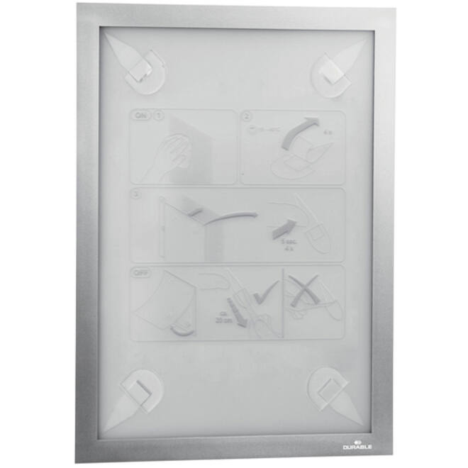 Duraframe Durable 484323 A4 zilver