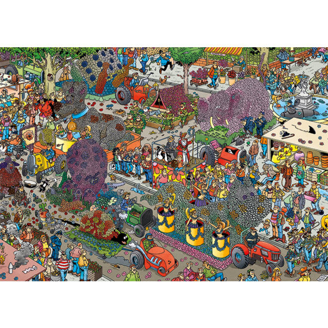 Puzzel Jan van Haasteren De Bloemencorso 1000 stukjes
