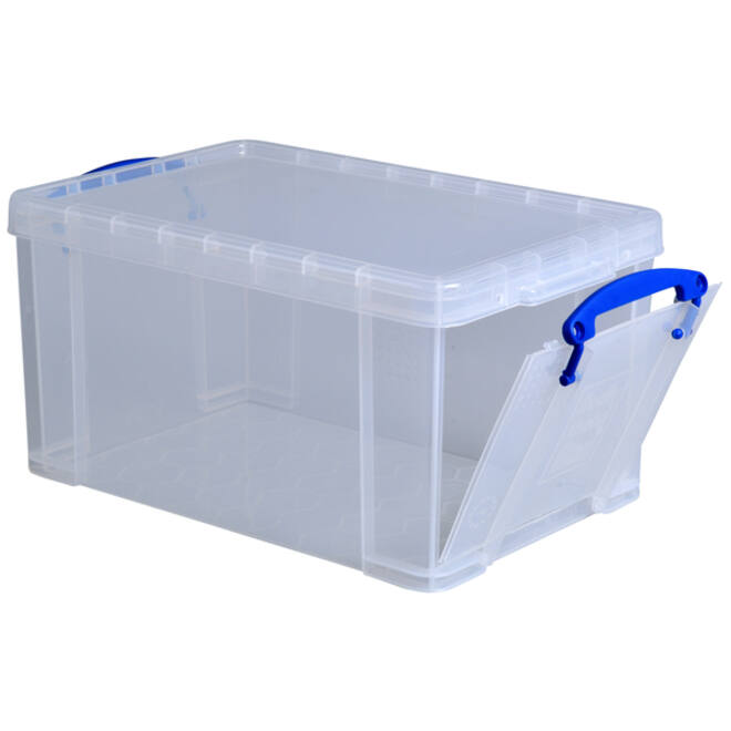 Opbergbox Really Useful 14 liter 395x255x210mm transparant wit