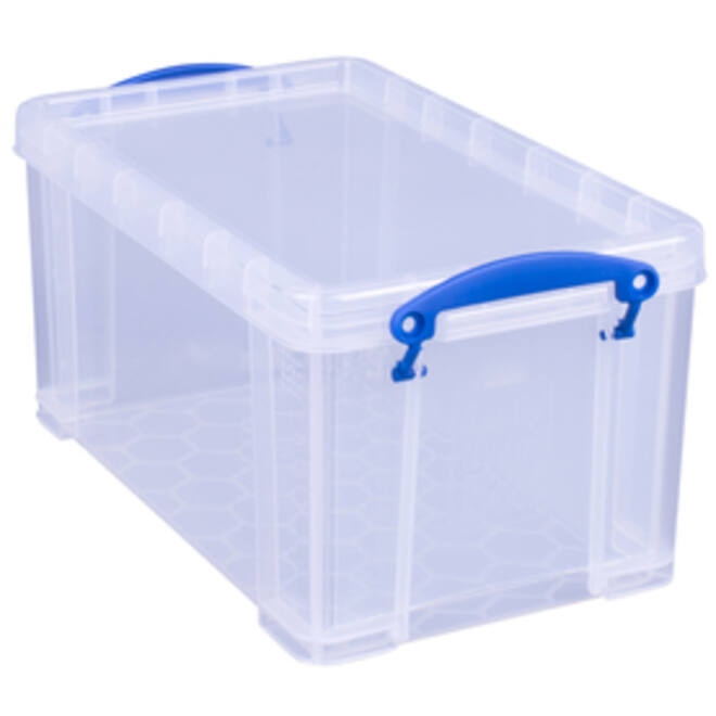 Opbergbox Really Useful 8 liter 340x200x175mm transparant wit