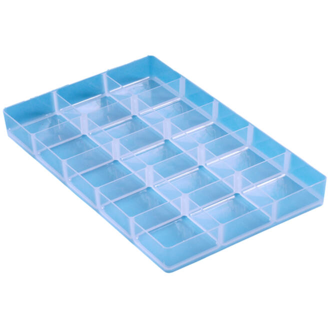 Vakkenverdeler Really Useful 4/9 liter15 vakken 342x215x35mm transparant