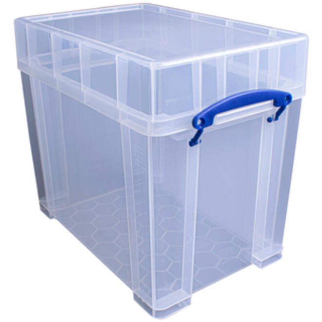 Opbergbox Really Useful 19 liter 395x255x330mm transparant wit