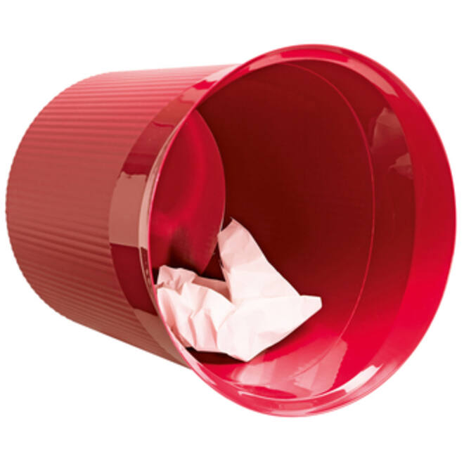 Papierbak Han Re-LOOP 13 liter rond rood